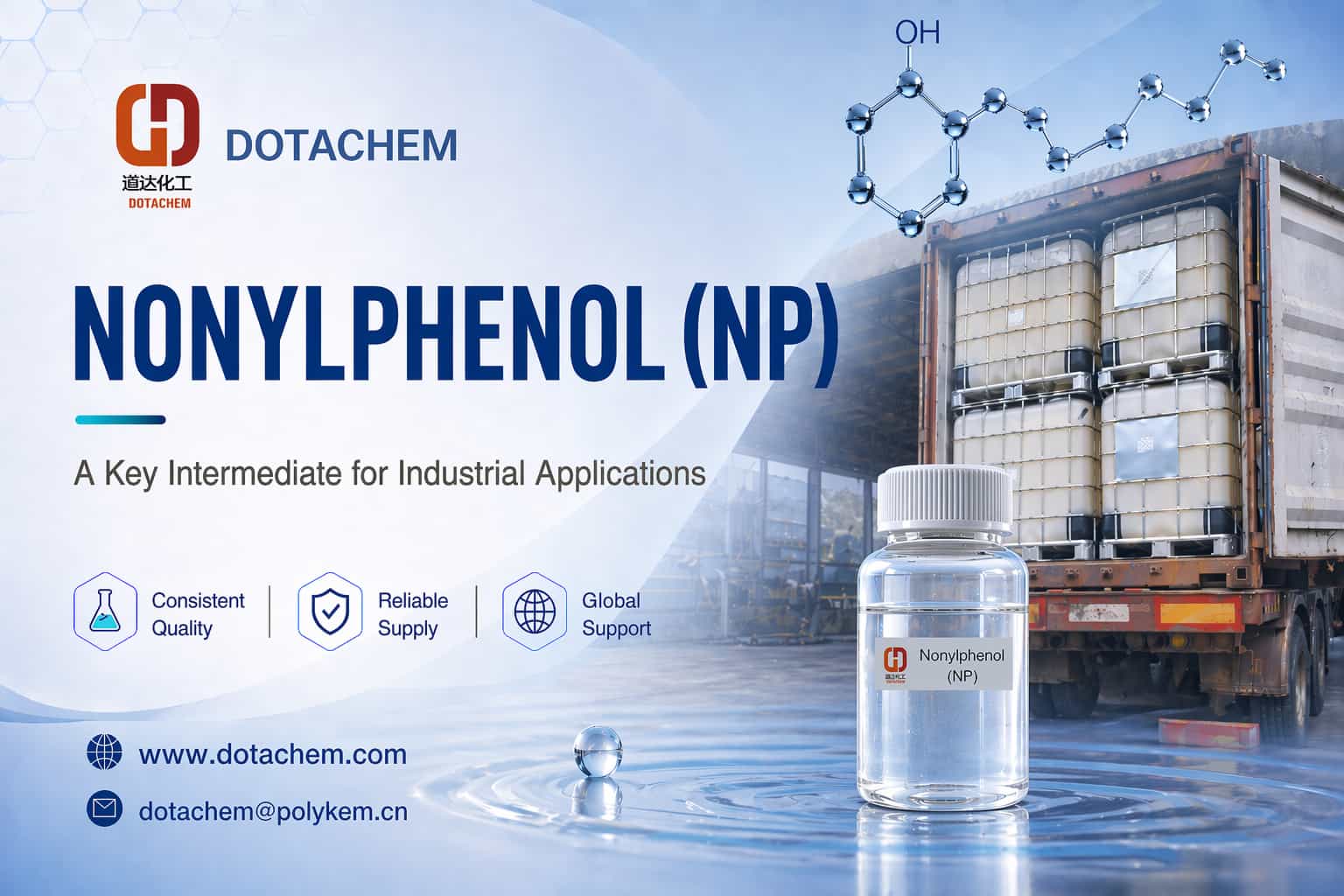 Dotachem Nonylphenol (NP): Sənaye Tətbiqləri üçün Əsas Aralıq