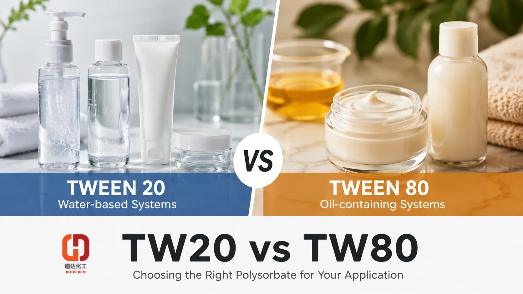 Tween 80 vs Tween 20: Əsas fərqlər və ərizəniz üçün necə seçilməli