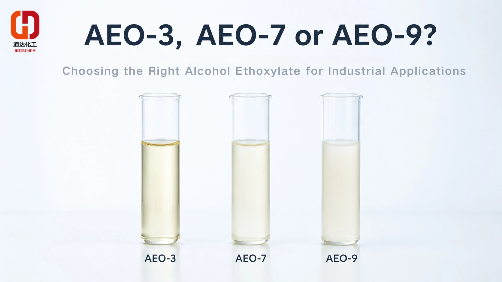 AEO-3, AEO-7 və ya AEO-9? Sənaye Tətbiqləri üçün Doğru Alkoqol Etoksilatının Seçilməsi